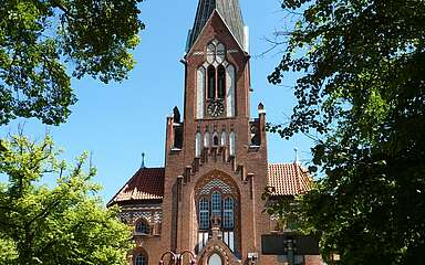 Ev. Kirche am Händelplatz in Eichwalde