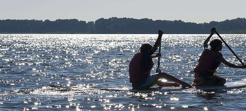 SUP auf Wolziger See
