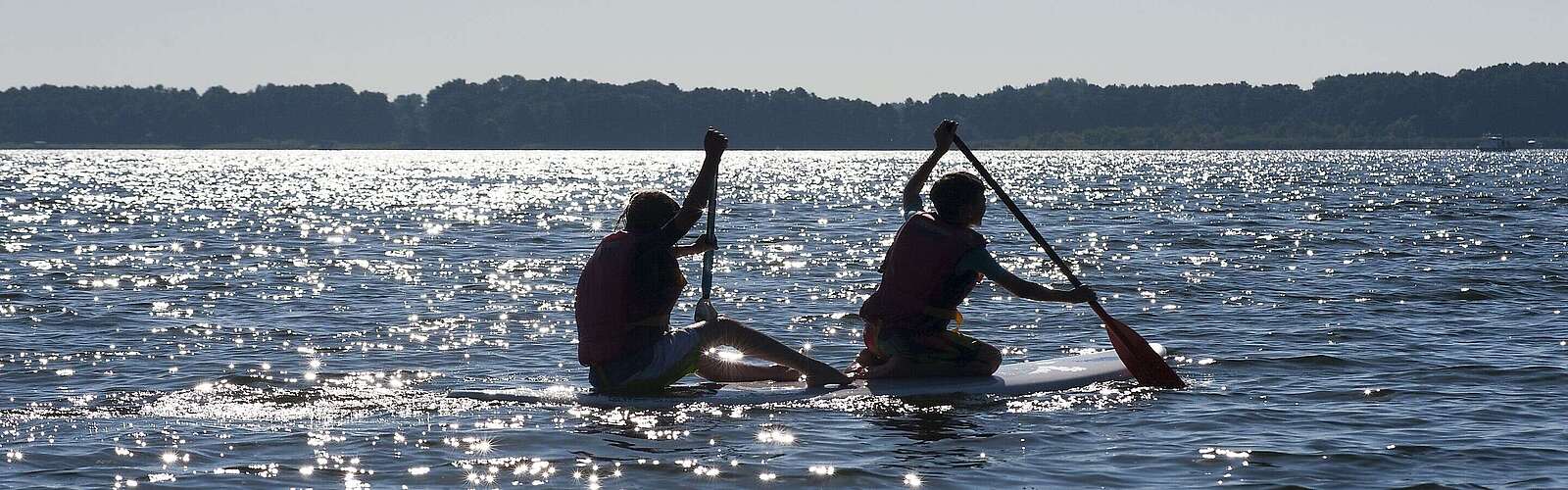SUP auf Wolziger See