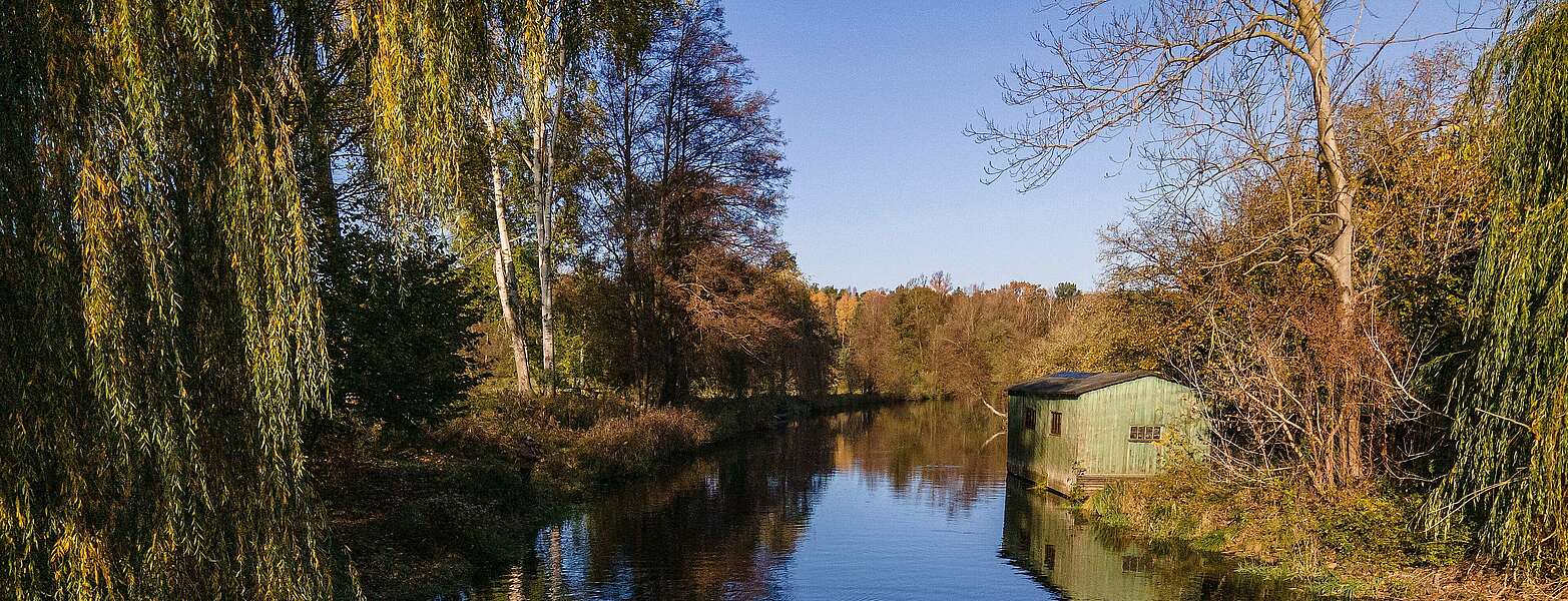 Luftbild Fluss Dahme,
            
        
                Foto: Landkreis Dahme-Spreewald/Michael Zalewski