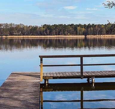 Holzsteg am Köthener See