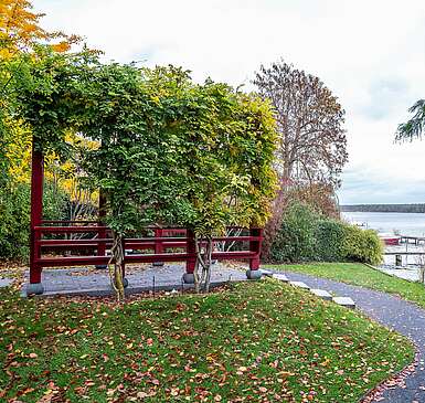<p>Herbstliche Farbenpracht im Chinesischen Garten PGW Etappe 3</p>