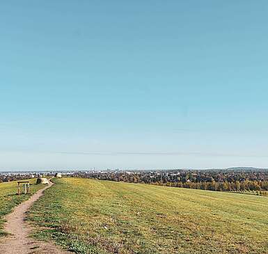 Blick vom Skypoint in die Landschaft