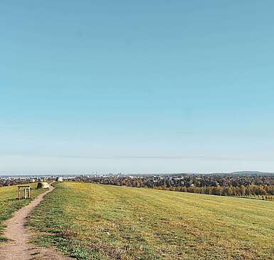 Blick vom Skypoint in die Landschaft