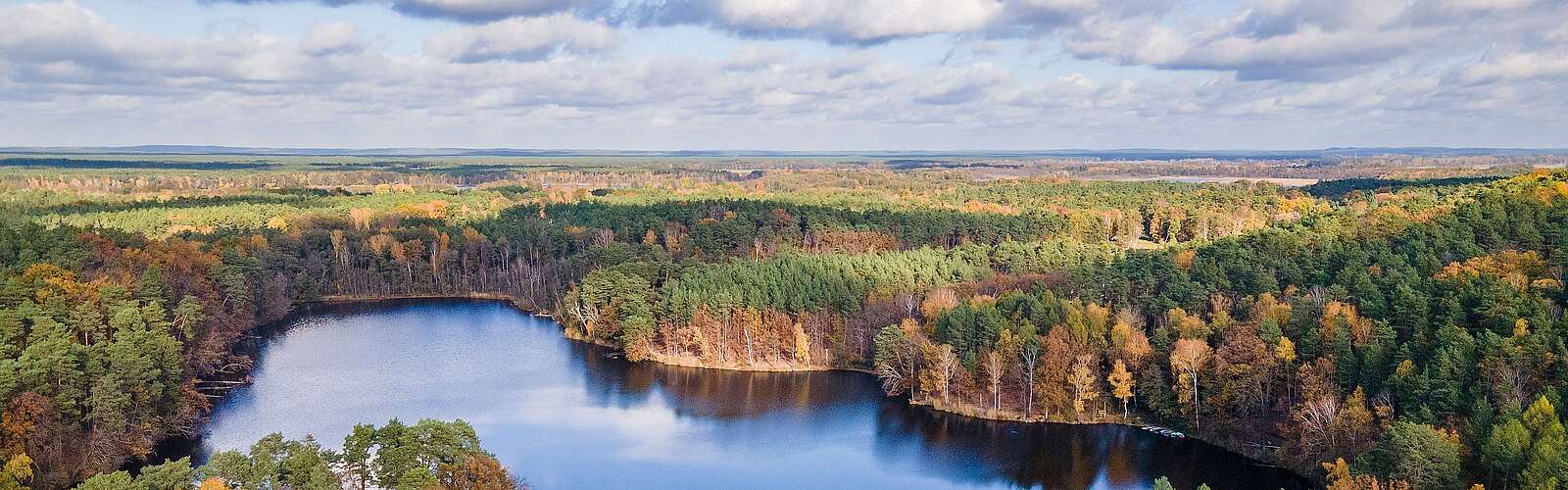 Köthener Heideseen von oben PGW Etappe 8