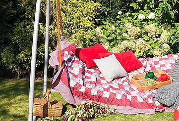 Schaukel im Garten
